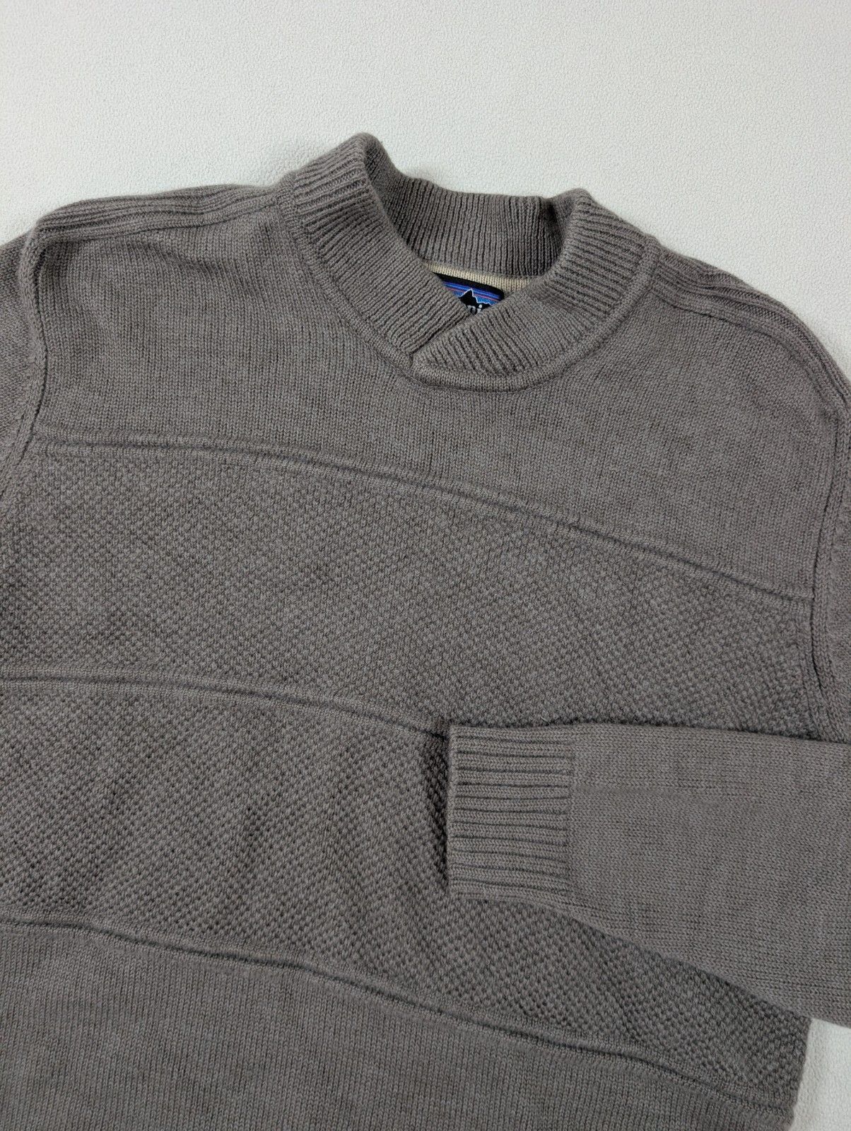 Vintage Patagonia Wool Sweater Brown 2000s Y2k Knit 100% Wool Men’s M Skater